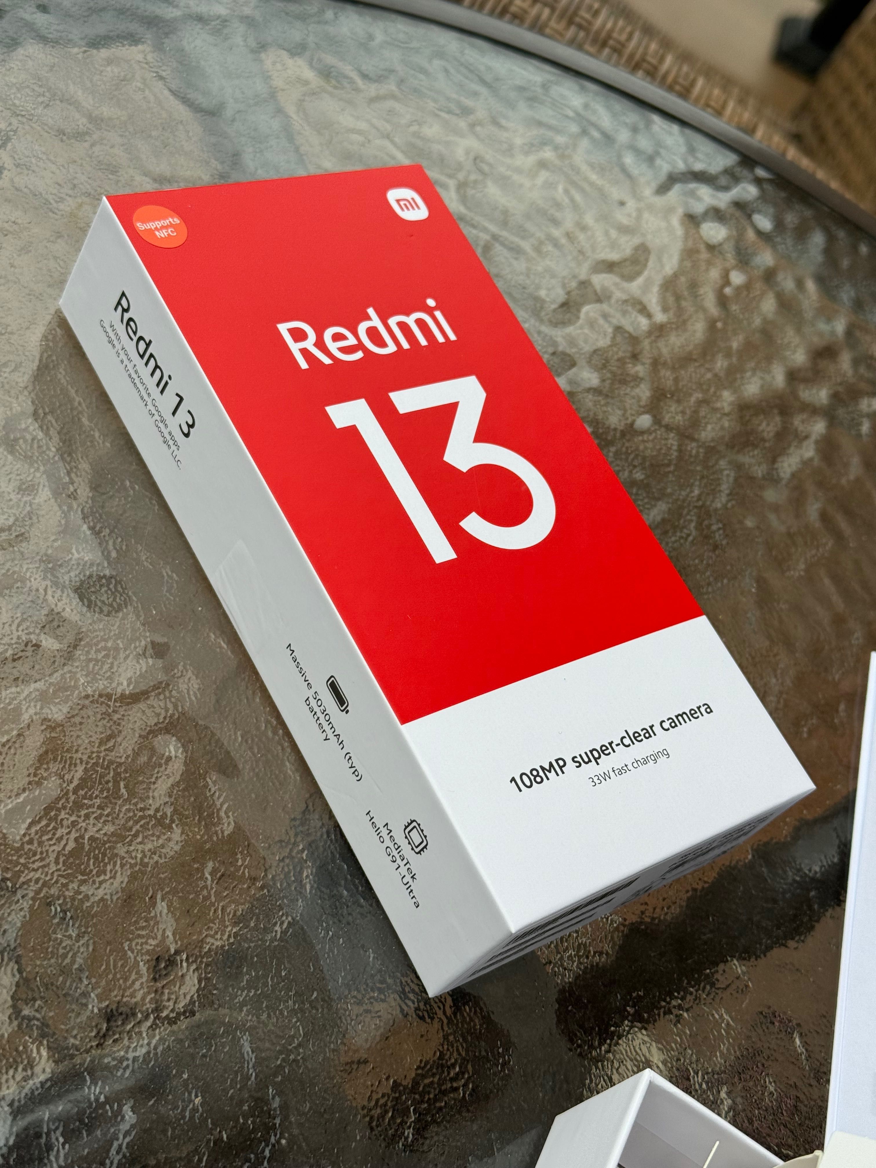 Чисто нов/Неупотребяван XIAOMI REDMI 13  128 GB, RAM 6 GB, 108+2 MP