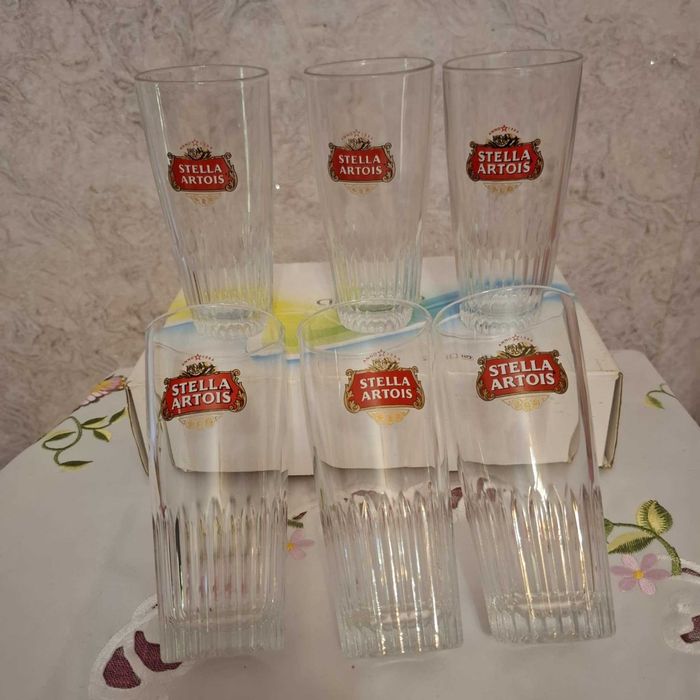 Stella Artois  Сервиз стъклени чаши