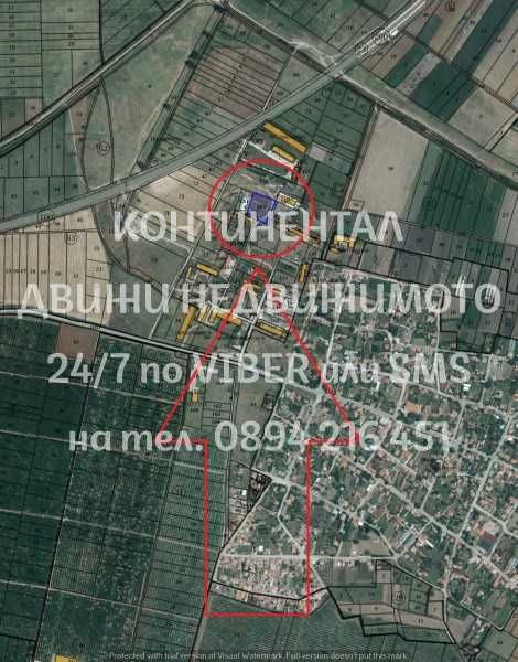 Три парцела 2-3300м2 в стоп. двор за промишлено - код 62482