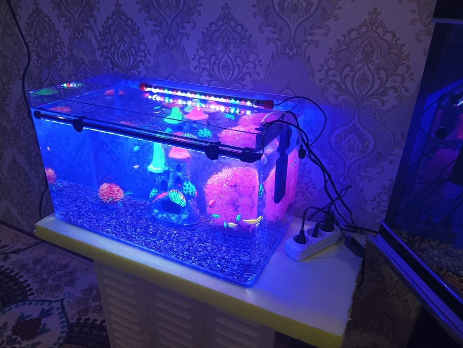 Хитой аквариум 60 литр комплект