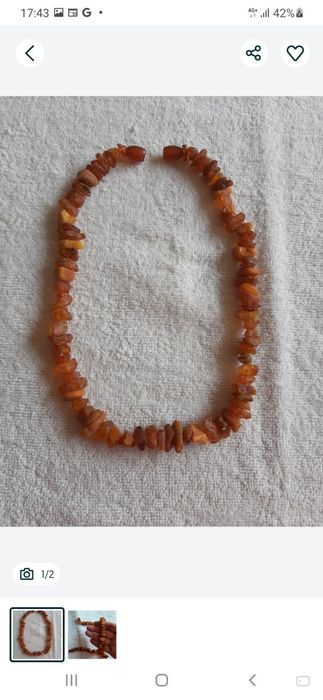 Бусы-янтарь,раритет