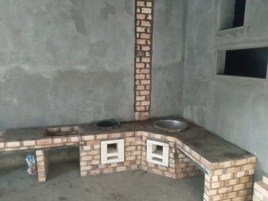 строим летние кухни камины.