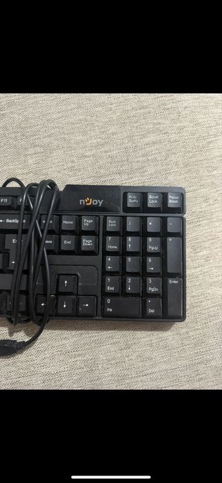 Tastatură nJoy GMK310, cu fir USB, neagră