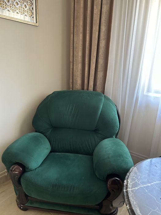 Canapea cu lemn masiv set