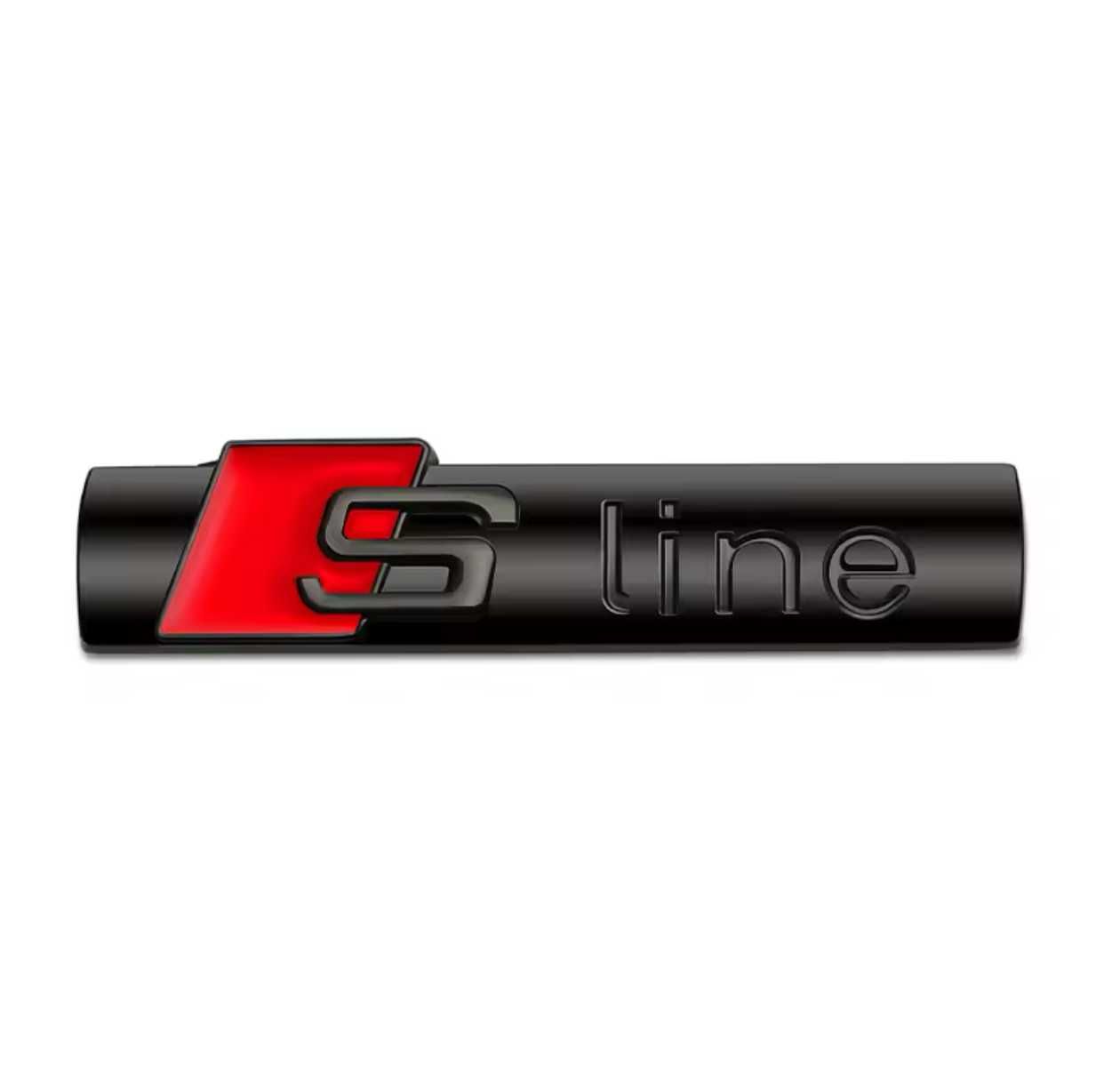 SET embleme Sline Emblema grila Embleme Aripi Sticker Stema Audi negre