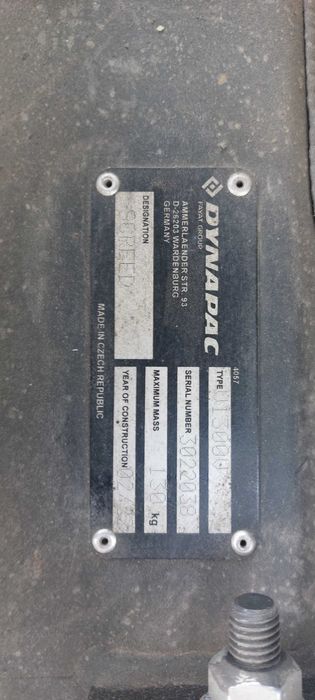Minifinisor Dynapac F80W, 0h functionare/nou