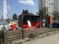 Търговска каравана за бързо хранене / оборудвана; готова за работа/