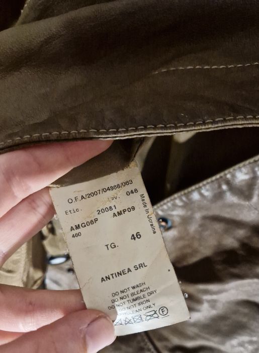 Geaca de piele Armani