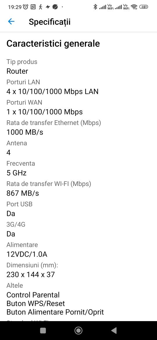 Router wi-fi GB TP-Link Archer A5