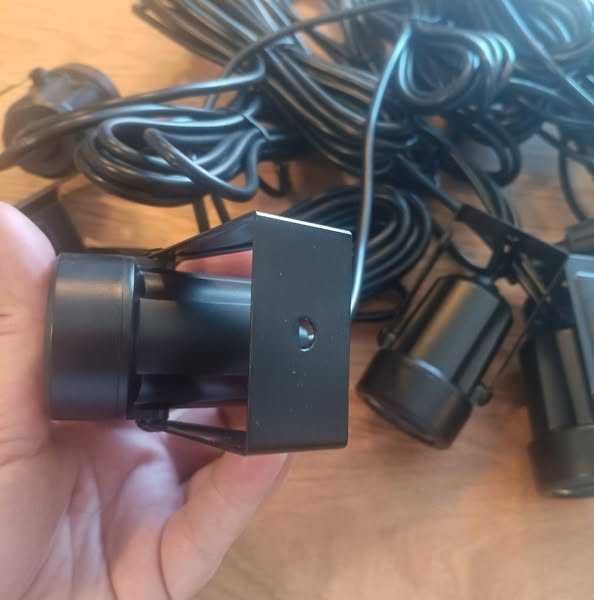 НОВИ! LED прожектори за градина, IP67, 29 м кабел, 8 бр/к-кт
