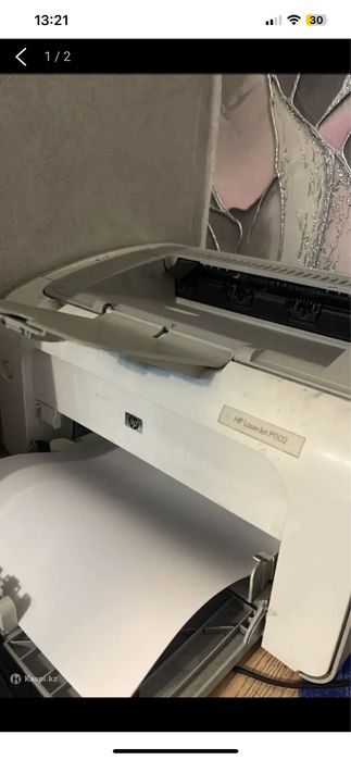 Продам принтер лазерный hp в отличном состоянии заправленный