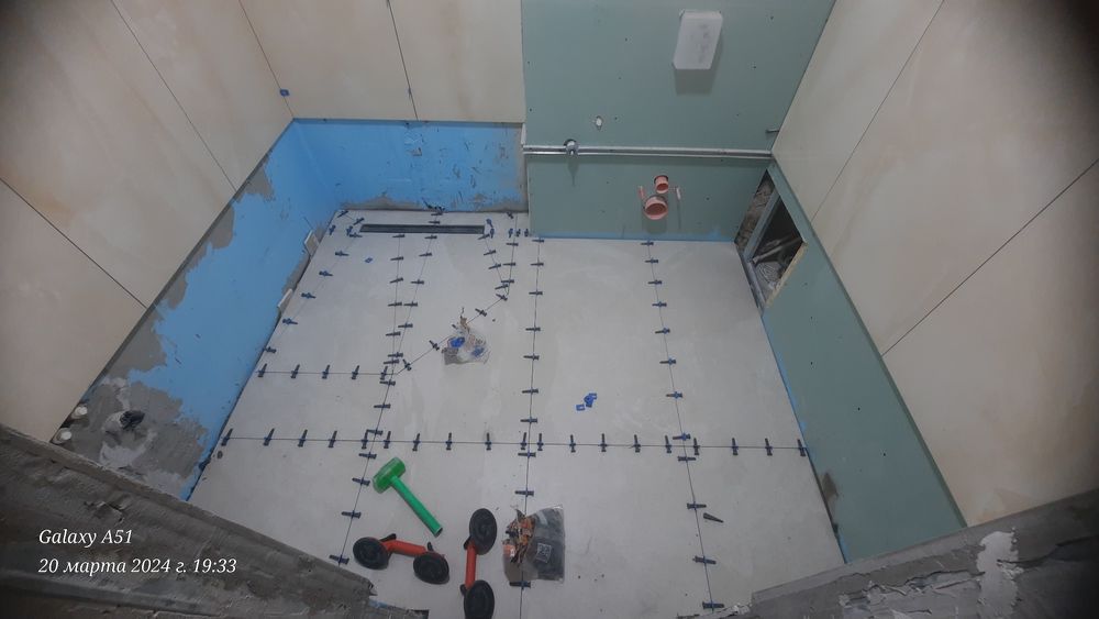 Плитка работает все