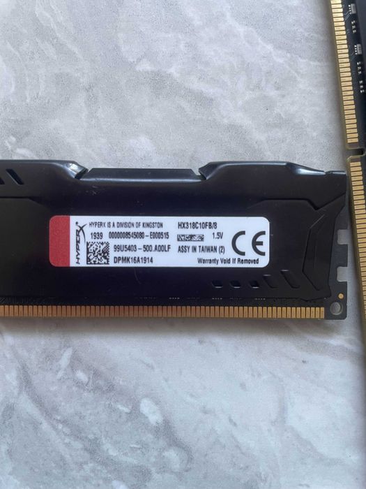 Memorii RAM Kingston HyperX Fury 16GB (2x8GB) DDR3 1866MHz