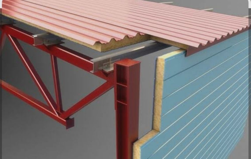Сэндвич-панель,Sendvich panel.Производство и установка сендвич панелей
