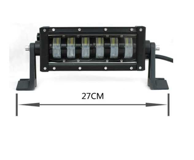 9D 27 СМ 120W Off-Road LED BAR с лупи Hi/Lo Къси и Дълги Светлини