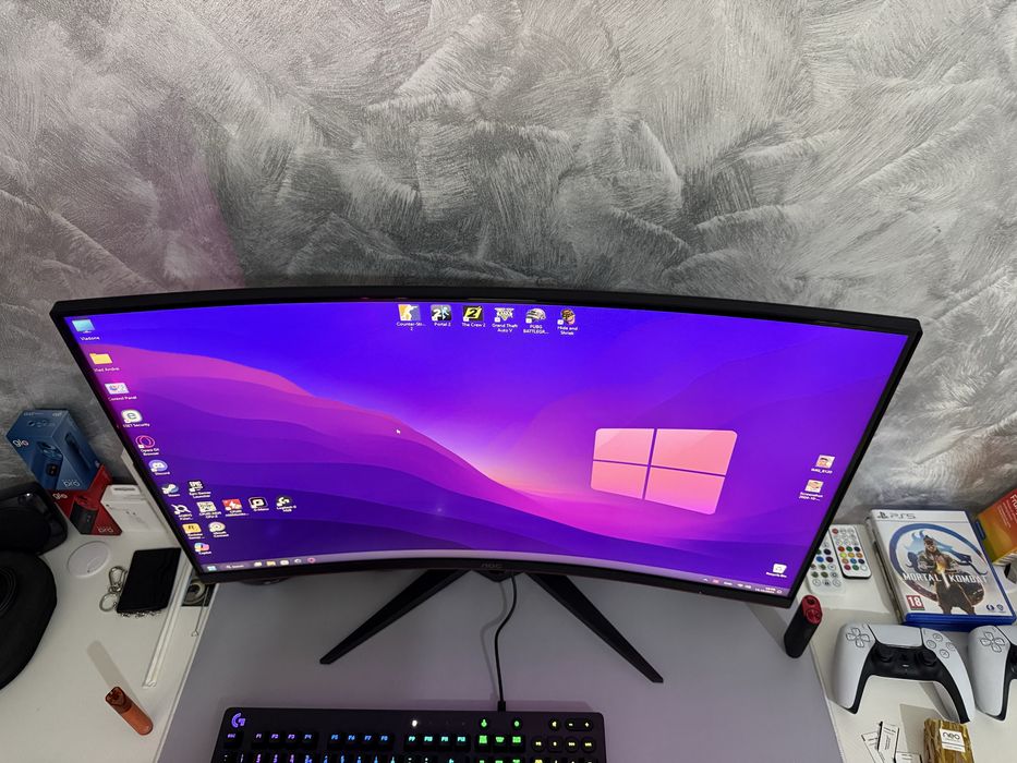 Monitor Curbat LED AOC C32G1 31.5 inch 144hz 1ms