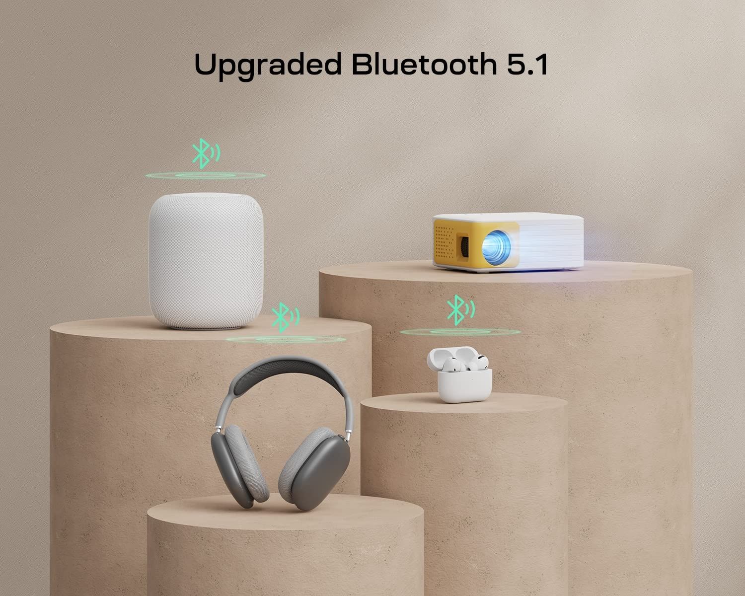 YOTON Y3 Мини WiFi + Bluetooth видео проектор за домашно кино