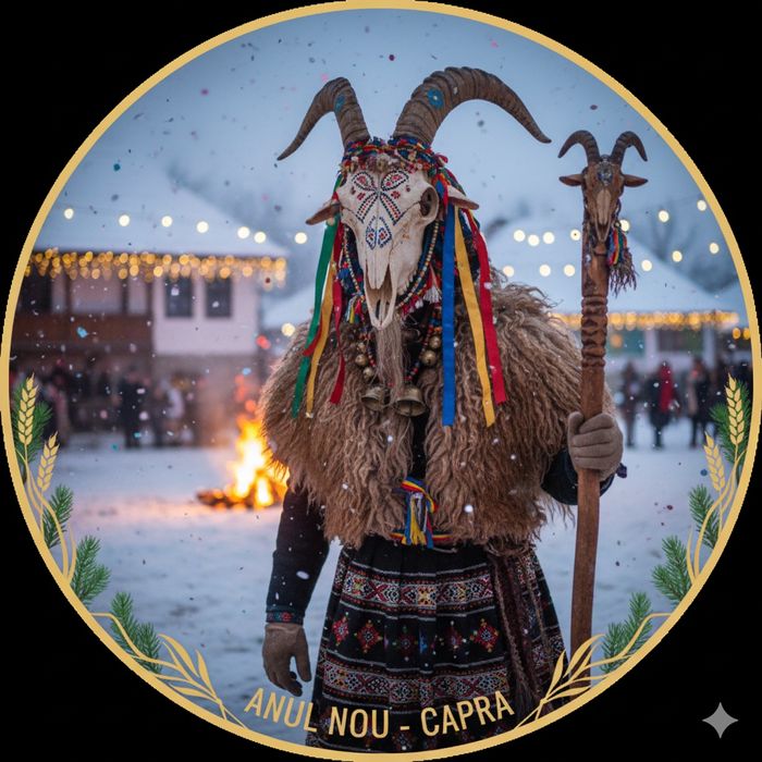 Confecționez capra pentru anul nou