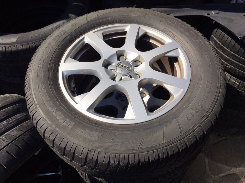 Jante 17 Audi Q5 Sline 7J ET37 cod: 8R0601025E pret 400€/set echipate