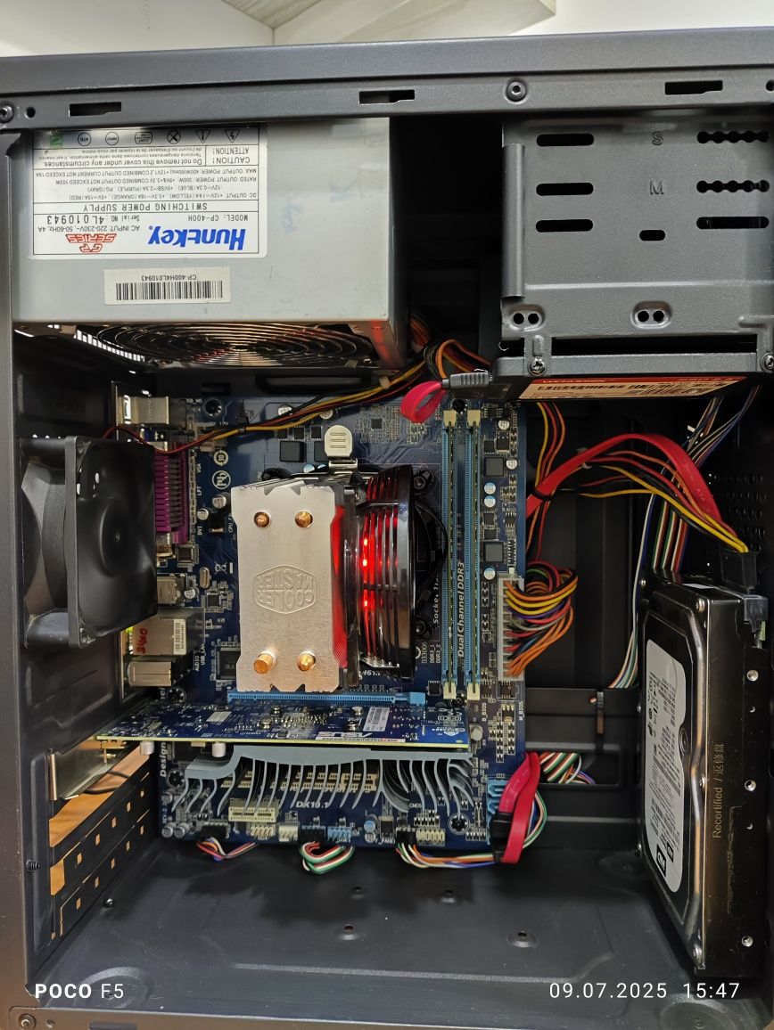 Шустрый игровой компьютер (кейс) Core i5, 8Gb,SSD,HDD,Video 2gb DDR5