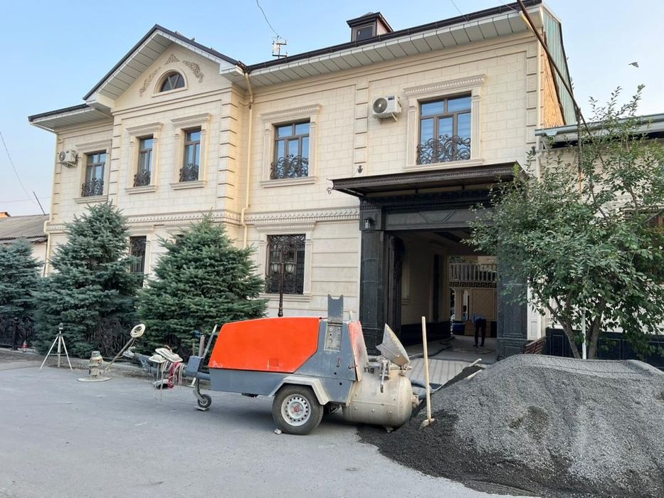 Сухой полусухой стяжка