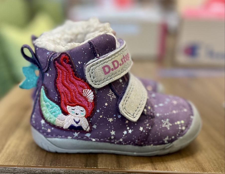 Детски топли боси ботуши ддстеп D.d.step 20 номер