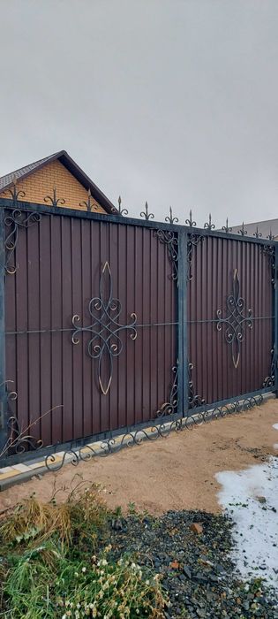 Ворота металлические б/у