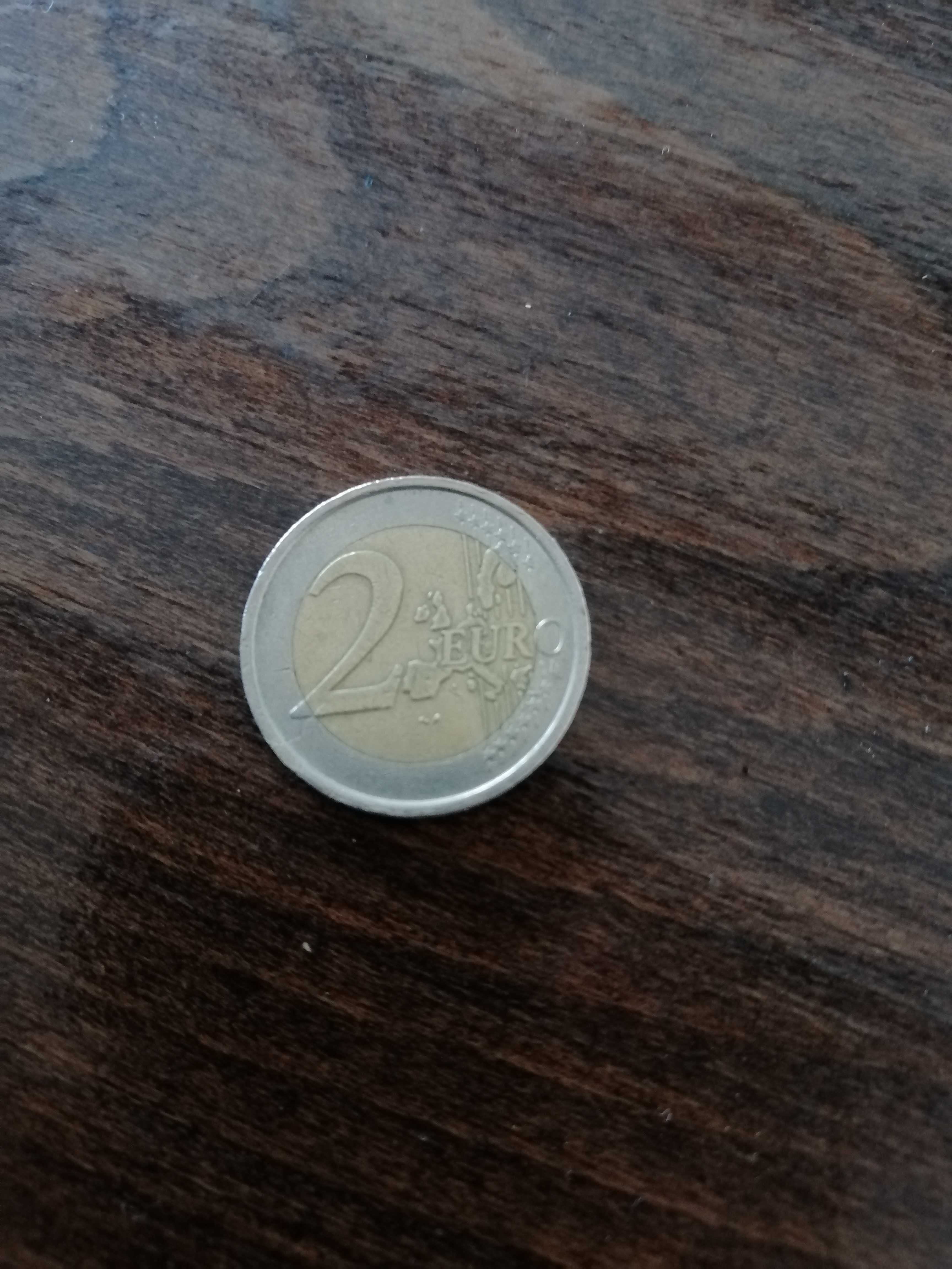 Monedă rară, 2 euro, anul 2002