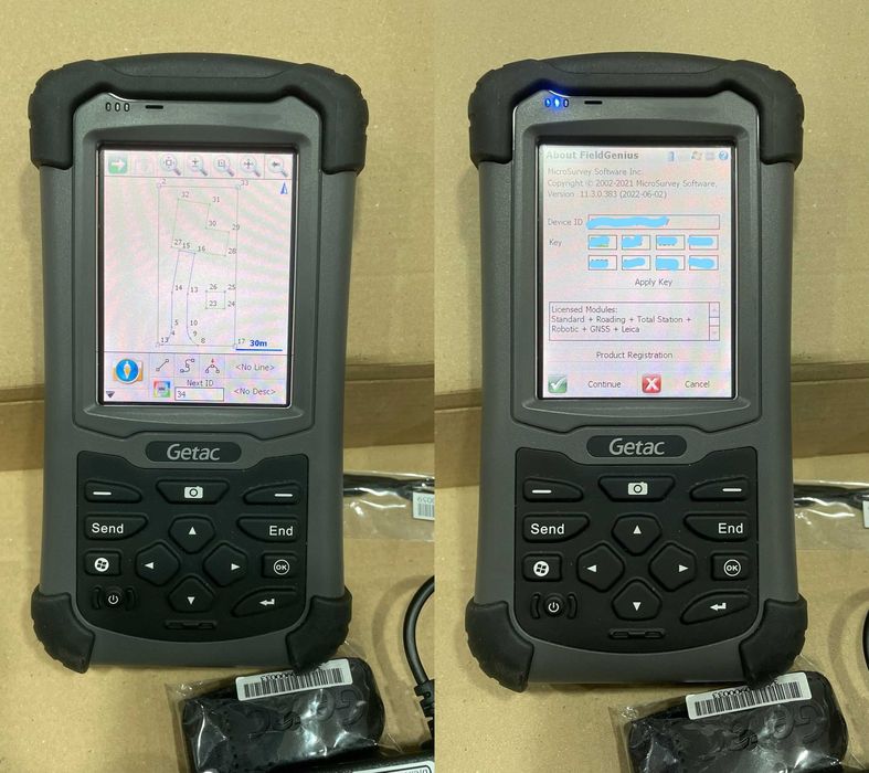 Controler  NOU GETAC PS236 SurvCE 6, Fieldgenius 11 Surveypro 6 - RTK