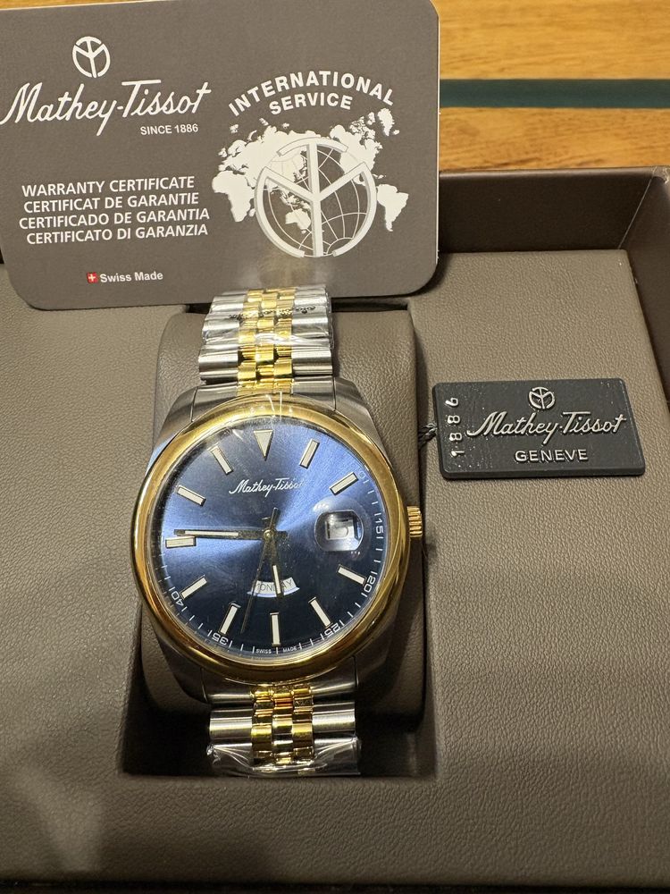 Mathey-Tissot - Day-Date- Cyclops Loupe