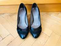 Обувки черни елегантни RYŁKO, естествена кожа, размер 37