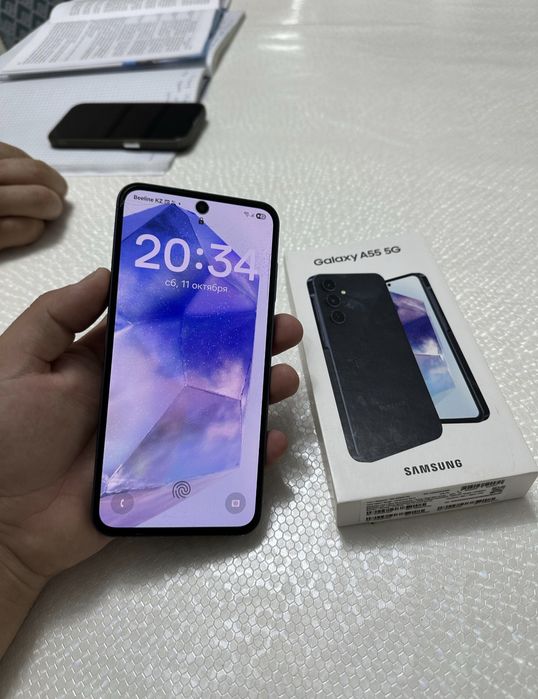 Samsung A55 5G  128g  сатылады сост идеально