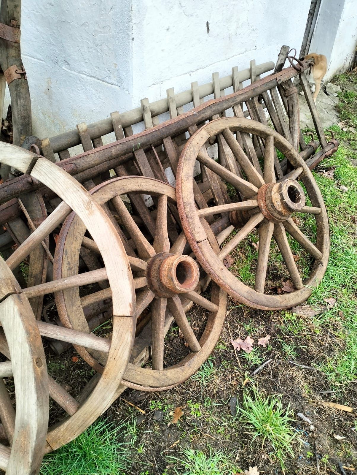 Car de lemn rustic
