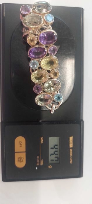 Bratara spectaculoasa din argint 925 cu pietre naturale !!!