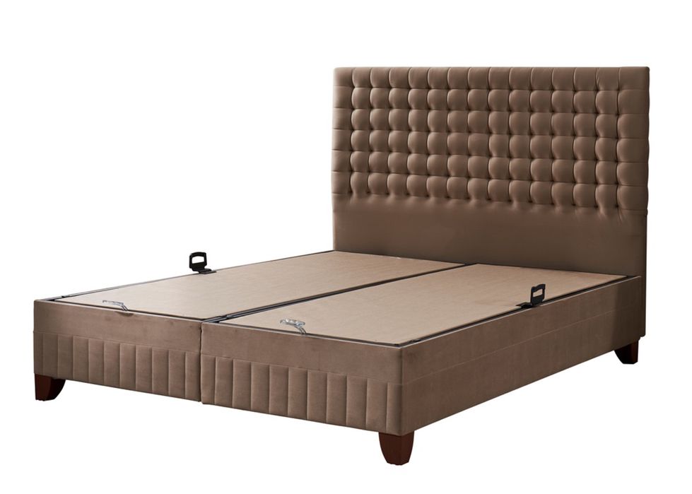 Тапицирано легло Wooly Охра