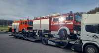 Autospeciale pompieri pe stoc Bazin apa 2400 litri pompe rosenbauer