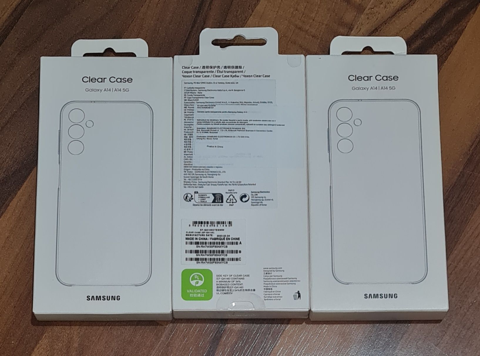 Husa originala Samsung Clear Case Galaxy A14 A145 si A14 5G A146