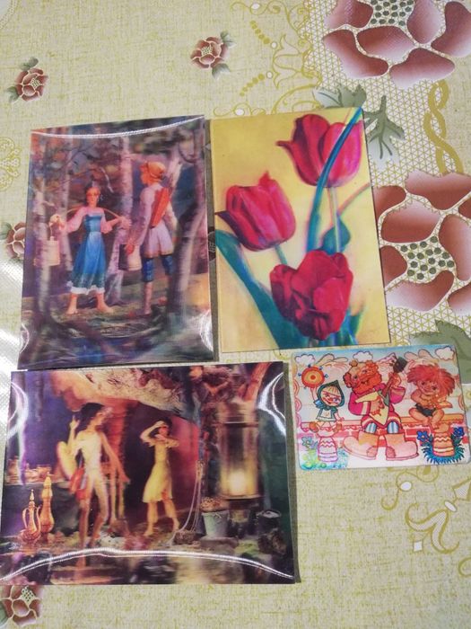 Продаются 3д открытки, ссср, по 800т