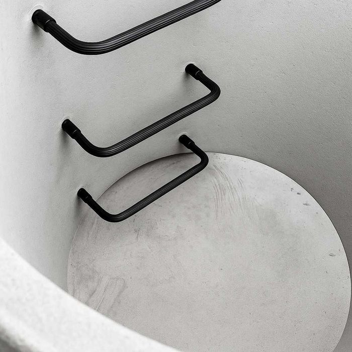 Treapta metalica de acces prefabricate beton-camine-bazine