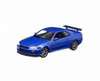 Macheta Auto Welly scara 1:24 Nissan Skyline GT-R R34 2000 albastru