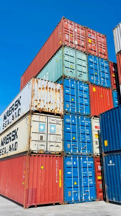 Containere maritime SH galben 2017 8/10 Izvorani