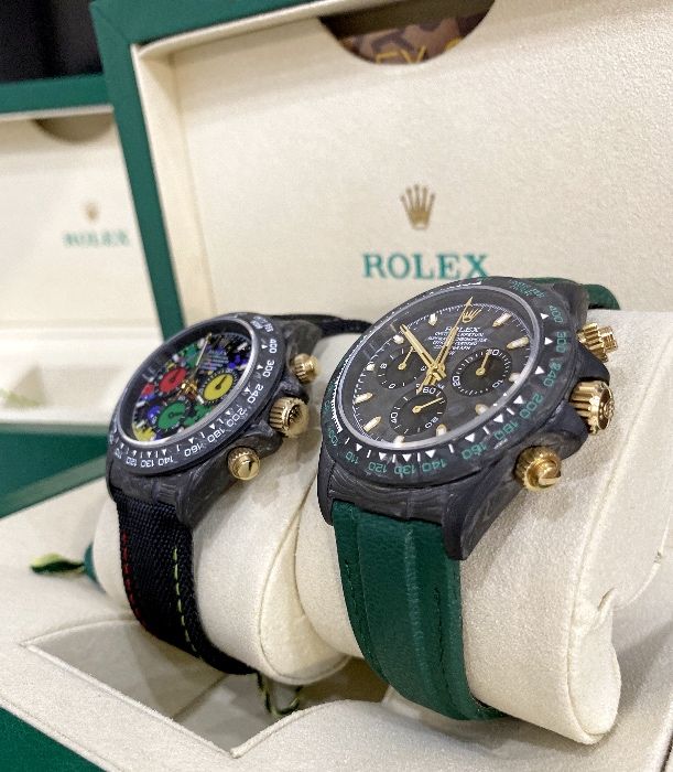 Rolex Daytona DIW EMERALD Carbon Limited Edition ETA 7750 Chronograph