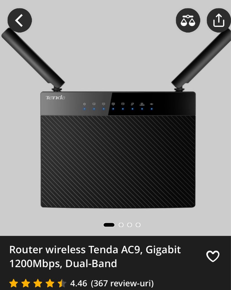 Router Wifi Tenda Ac 1200