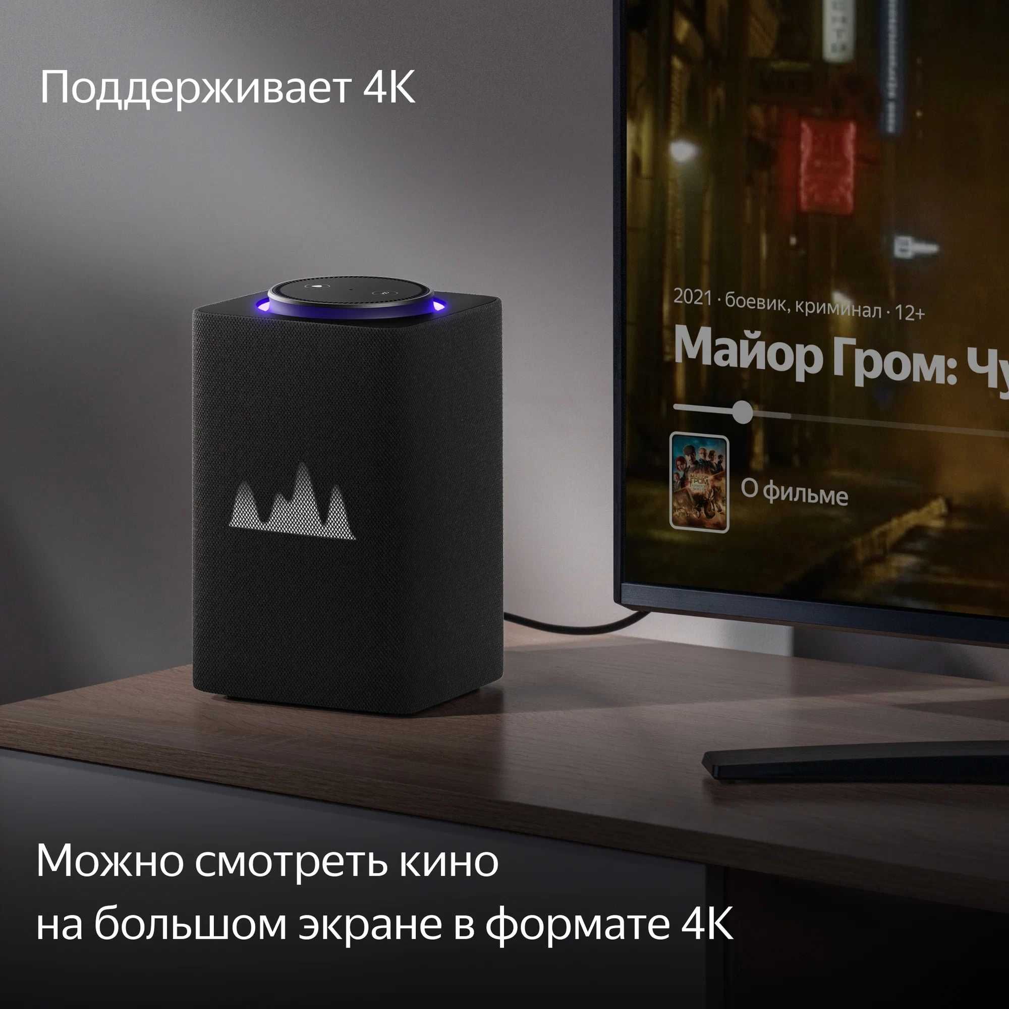 Умная колонка Яндекс Станция Макс с Zigbee YNDX-00053K
