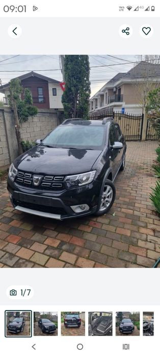 Vând Dacia Sandero Stepway 2018 ,0.9 TCe benzina