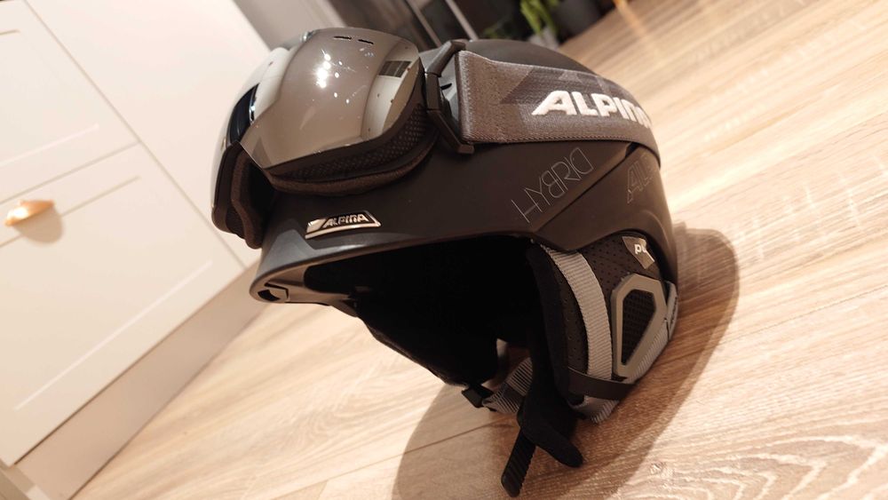 Casca și ochelari de ski Alpina dama / copii