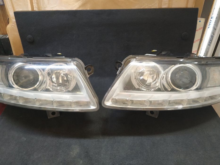 Оригинални фарове за Audi a6 4f facelift Ауди hella необорудвани