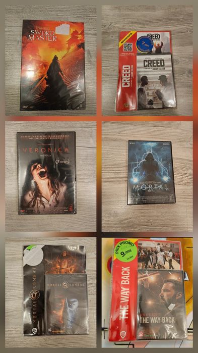 Filme DVD lot MK, Veronica , Creed, The way back(15 lei / buc)