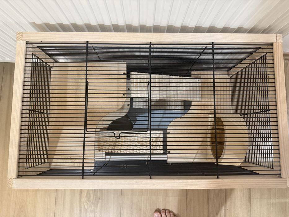 Cuşcă pentru hamsteri, 60x34x49 cm