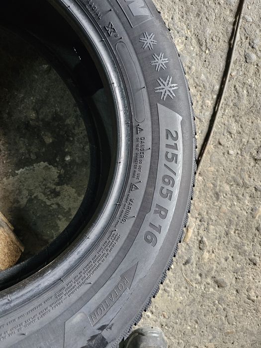 4 anvelope iarna 215 65 16 Michelin 2020 6.2mm